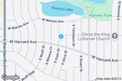 Map image of the property - 2400 S Vrain St