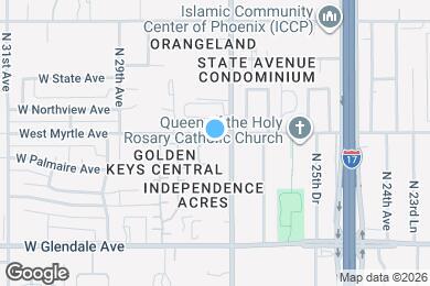 Map image of the property - Glen Vista Apartments