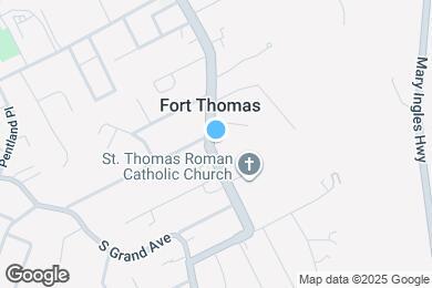 Map image of the property - 402 S Fort Thomas Ave