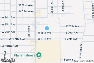 Map image of the property - 301 W 26th Ave