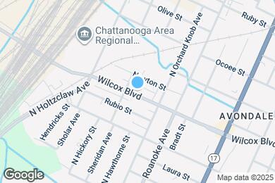 Map image of the property - 1809 Wilcox Blvd