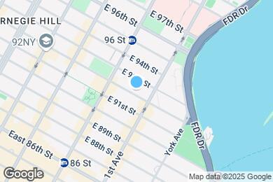 Map image of the property - 331 E 92nd St