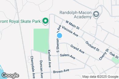 Map image of the property - 122 S Shenandoah Ave