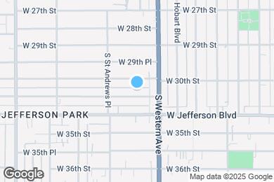 Map image of the property - 2041 W 31st St