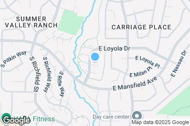 Map image of the property - 17664 E Loyola Dr
