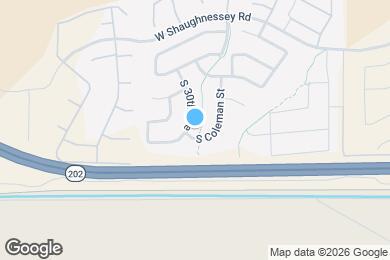 Map image of the property - 16869 S 30th Ave