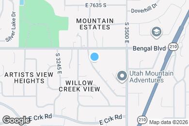 Map image of the property - 7851 S Chadbourne Dr