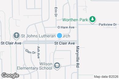 Map image of the property - 2433 St Clair Ave