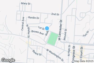 Map image of the property - 35 Walker St