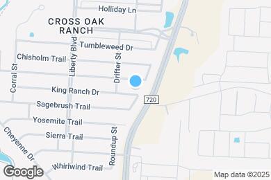 Map image of the property - 9109 King Ranch Dr