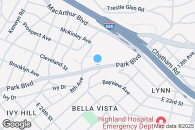 Map image of the property - 3033 Park Blvd