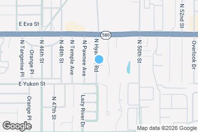 Map image of the property - 8715 N Hyaleah Rd