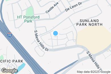 Map image of the property - The Retreat at Mesa Hills