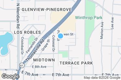 Map image of the property - 1543 Pine St