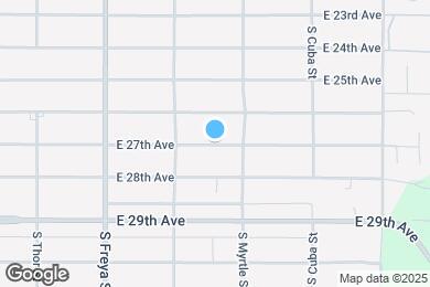 Map image of the property - 3921 E 27th Ave