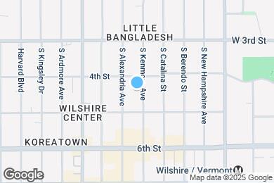 Map image of the property - 425 S Kenmore Ave