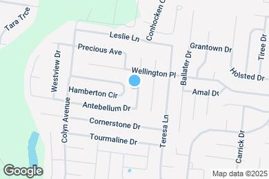 Map image of the property - 1518 Antebellum Dr