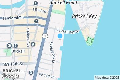 Map image of the property - 905 Brickell Bay Dr