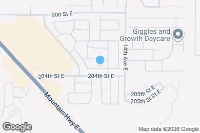 Map image of the property - 1219 203rd Street Ct E