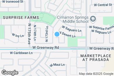Map image of the property - 15504 N 172nd Dr