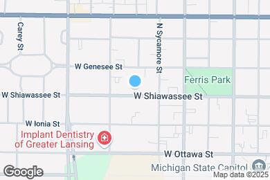 Map image of the property - 732 W Shiawassee St