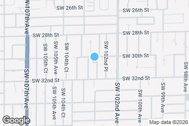 Map image of the property - 3010 SW 103rd Ave