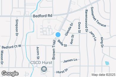 Map image of the property - 1100 Brown Trail