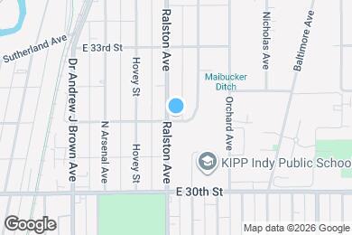 Map image of the property - 3201 Ralston Ave