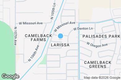 Map image of the property - 10426 W Oregon Ave