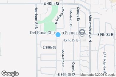 Map image of the property - 3871 N Golden Ave