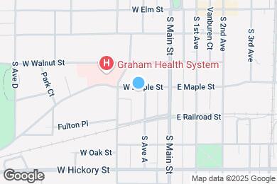 Map image of the property - 116 W Maple St