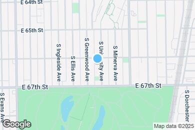 Map image of the property - 6612 S University Ave
