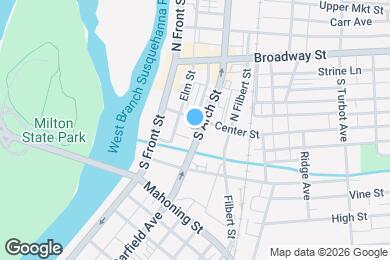 Map image of the property - 130 S Arch St