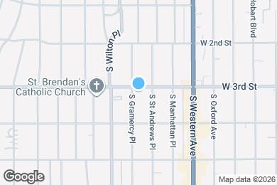 Map image of the property - 300 S Gramercy Pl