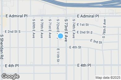 Map image of the property - 227 S 72nd E Ave
