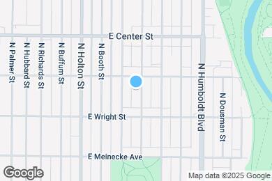 Map image of the property - 2551 N Fratney St