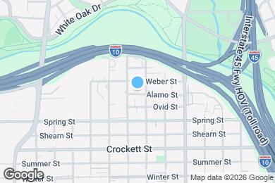 Map image of the property - 1706 Alamo St