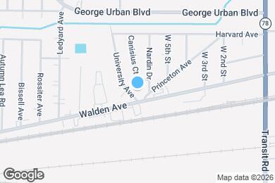 Map image of the property - 95 University Ave