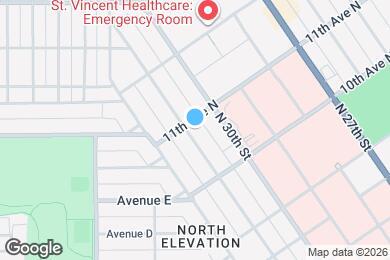 Map image of the property - 1043 N 31st St