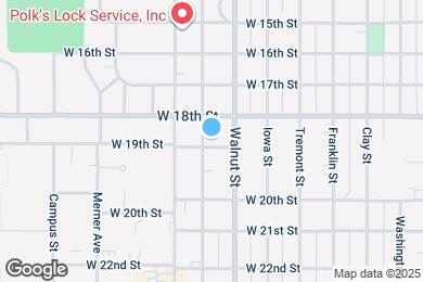 Map image of the property - 725 W 19th St