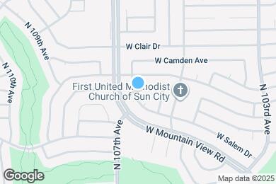 Map image of the property - 10615 W Cheryl Dr