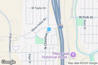 Map image of the property - 2707 N Chestnut St