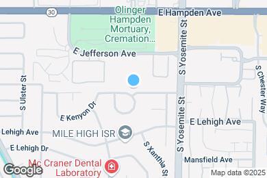 Map image of the property - 8659 E Kenyon Ave