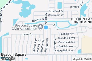 Map image of the property - 3741 Kingsbury Dr