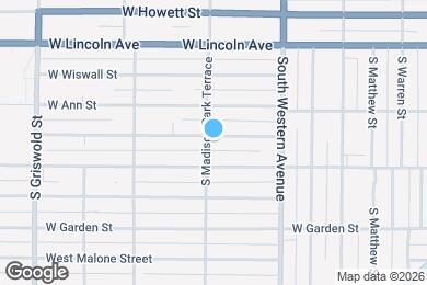 Map image of the property - 2020 W Proctor St