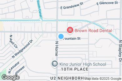 Map image of the property - 819 E Fountain St