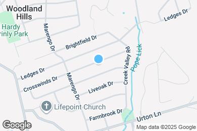 Map image of the property - 12318 Crosswinds Dr