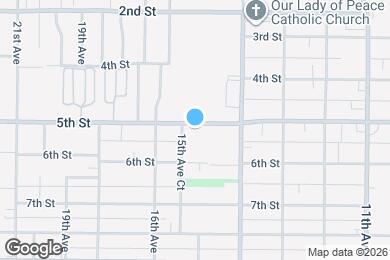 Map image of the property - 1436 5th St