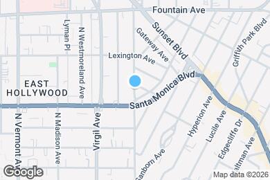 Map image of the property - 1126 N Hoover St