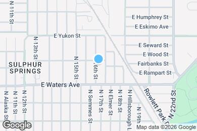 Map image of the property - 8421 N 16th St